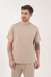 DISCOVERY Men's Lounge Explorer Tee - Dune Earth